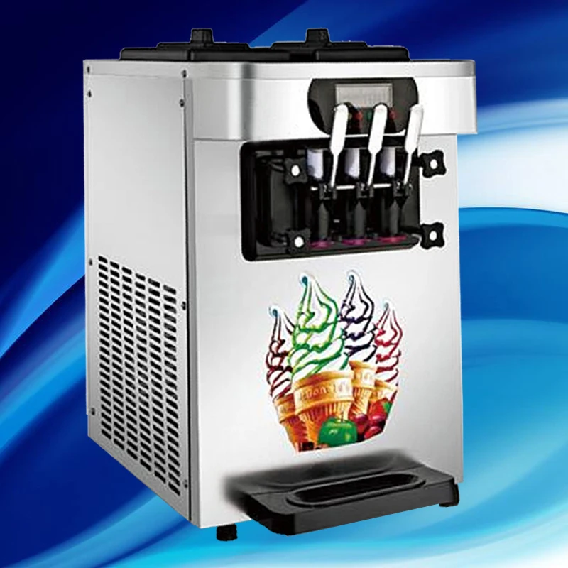 

Настольная машина для производства мягкого мороженого, маленькая электрическая машина для производства мороженого, 110 В, 220 В