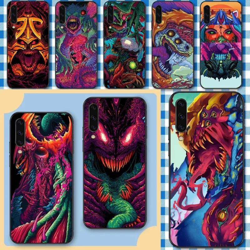 

Hyper Beast Art Phone Case For Samsung A91 A81 A73 A72 A71 A30 A20 A12 A13 A50S A52 A53 Soft Black Phone Cover