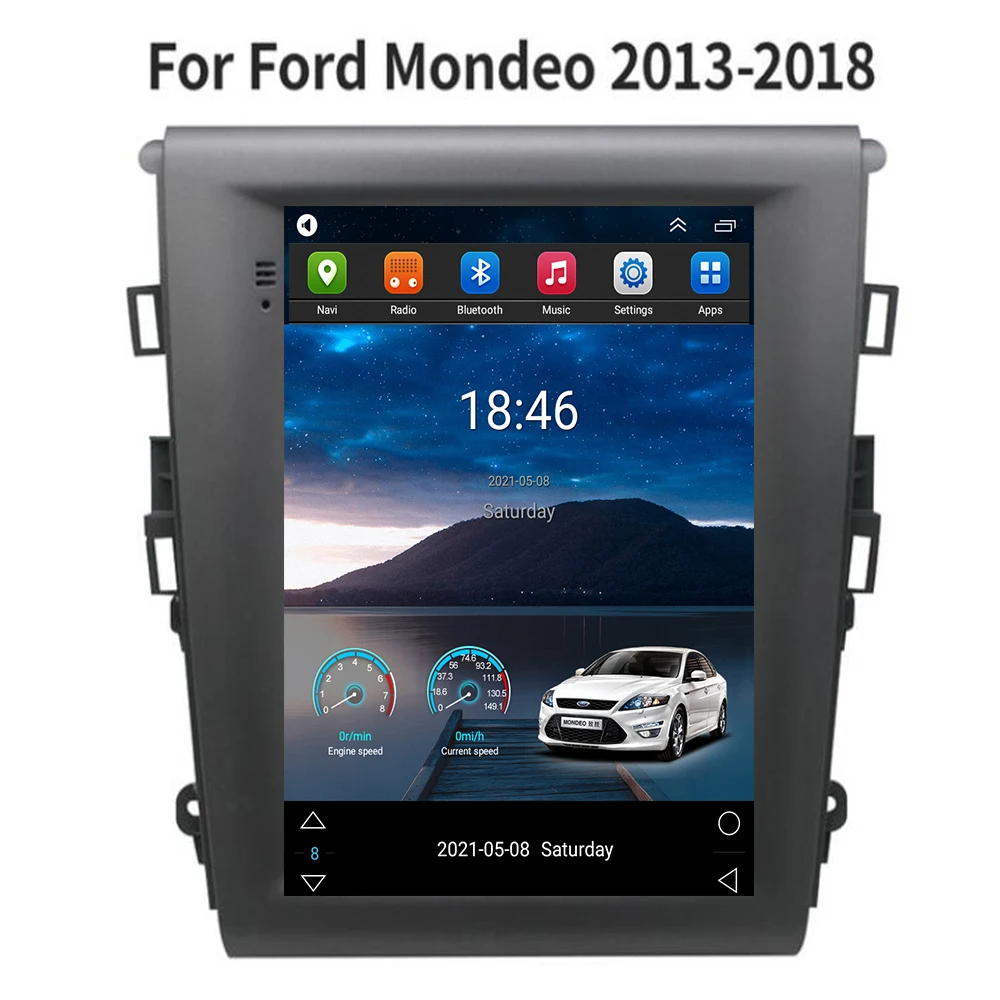 

Для Ford Mondeo Fusion MK5 Android автомобильный радиоприемник, мультимедийный плеер с GPS-навигацией, 2din автомобильный стерео DVD 5G WiFi для стиля Тесла