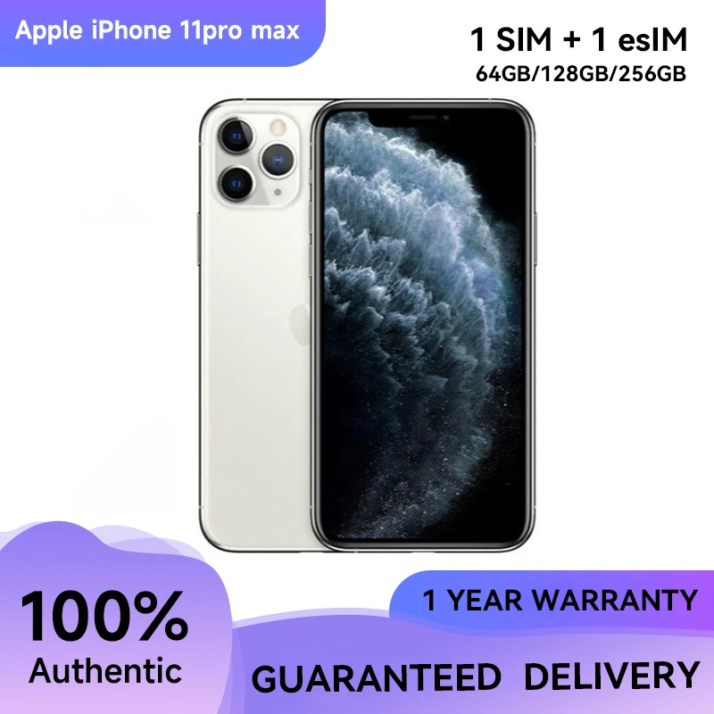 

Разблокированный Apple iPhone 11 ProMax, 99% ГБ/256 ГБ, 512 дюйма, оригинальный Super Retina XDR, OLED, Face ID, A13 Bion ROM, 4G, новинка, 6,5
