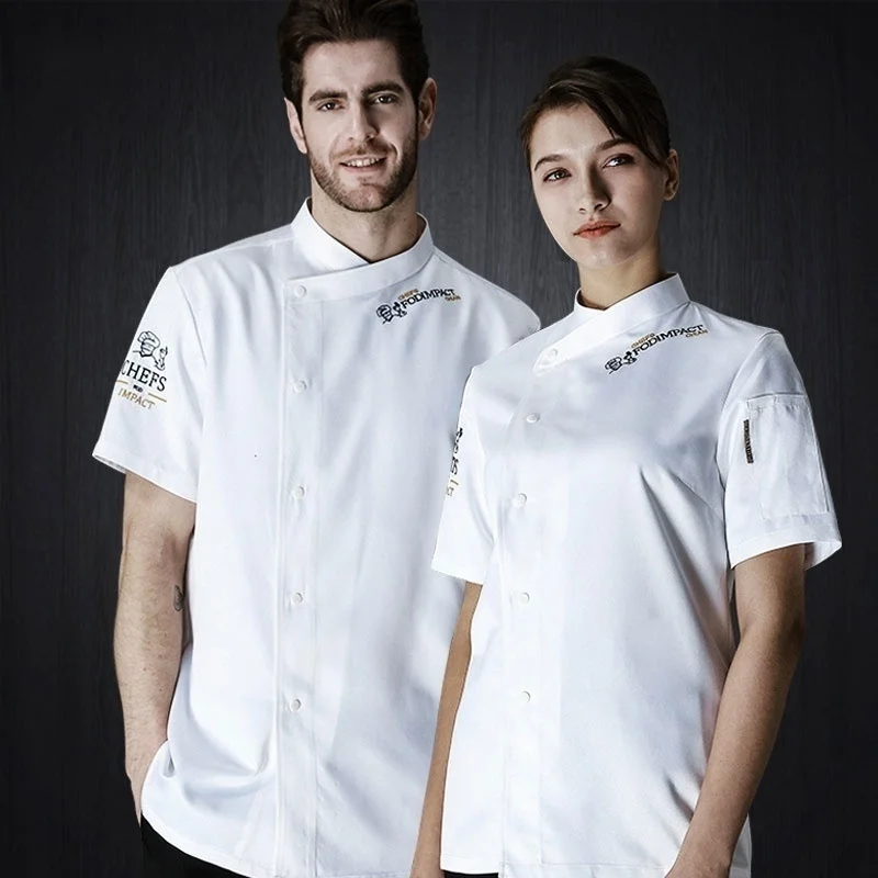 

Униформа шеф-повара для ресторана, куртка для готовки, для мужчин и женщин, для отеля, для официанта, кухни, полки