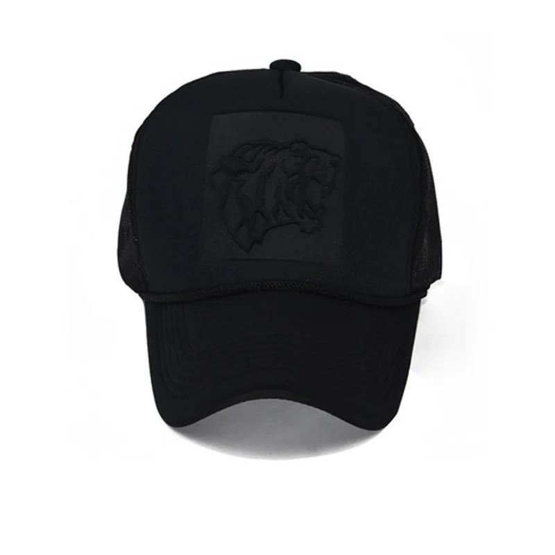 Бейсболка унисекс в сеточку с вышивкой тигра регулируемая |