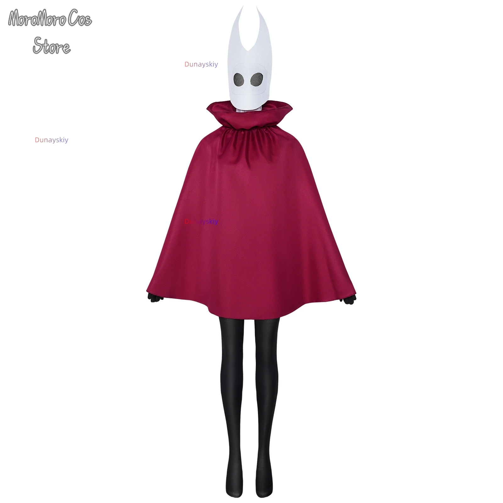 Hollow Knight: Silksong Hornet Game Outfit Косплей органов로윈 의상 Хэллоуин Фэнтезийный плащ Карнавальные подарки Вечеринка Детская накидка с изображением призрака из мультфильма (art.: 3920d2d674bb4) - 3920d2d674bb4
