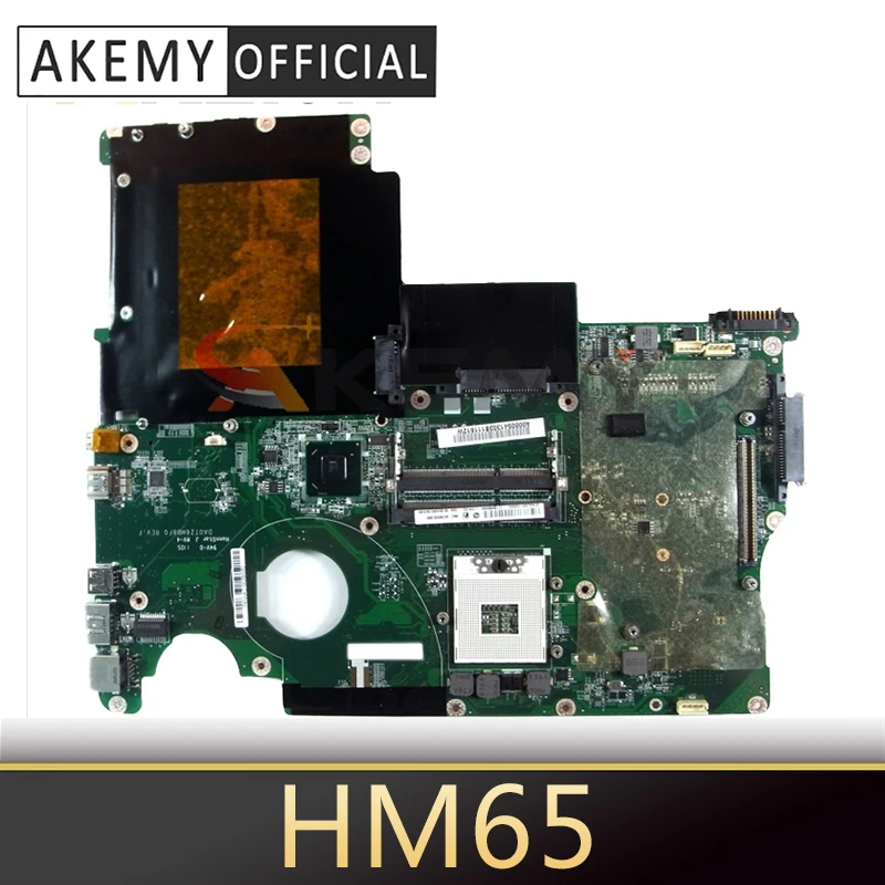 

AKEMY A000054130 DA0TZ6MB8F0 For TOSHIBA Satellite X500 X505 Laptop Motherboard HM65 With graphics slot DDR3