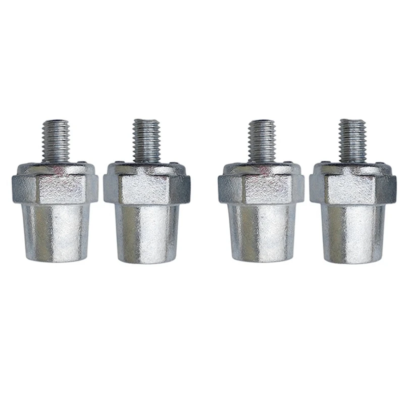 

2 Pair Zinc Alloy Battery Side Terminal Charging Posts Fit 8Mm Positive (+) Or Negative (-) Battery Cable Terminals