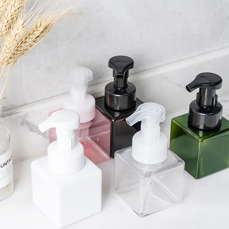 

250ml Foaming Hand Soap Dispenser Refillable Pump Bottle for Liquid Soap Shampoo Body Wash Bathroom Container for Cosmetics