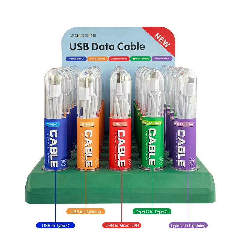 

2023 New A rrival Mobile Phone Data Cable Set Fast Charging Type C Micro Lighting Usb Cable For iPhone Android