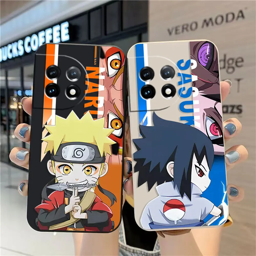 

Case For Oneplus 11 10 9 9R 9RT 8 8T 7 7T ACE 2 2V NORD CE 2 Lite Pro Colour Simple Liquid Case Ninja U-Uchiha-S-Sasuke