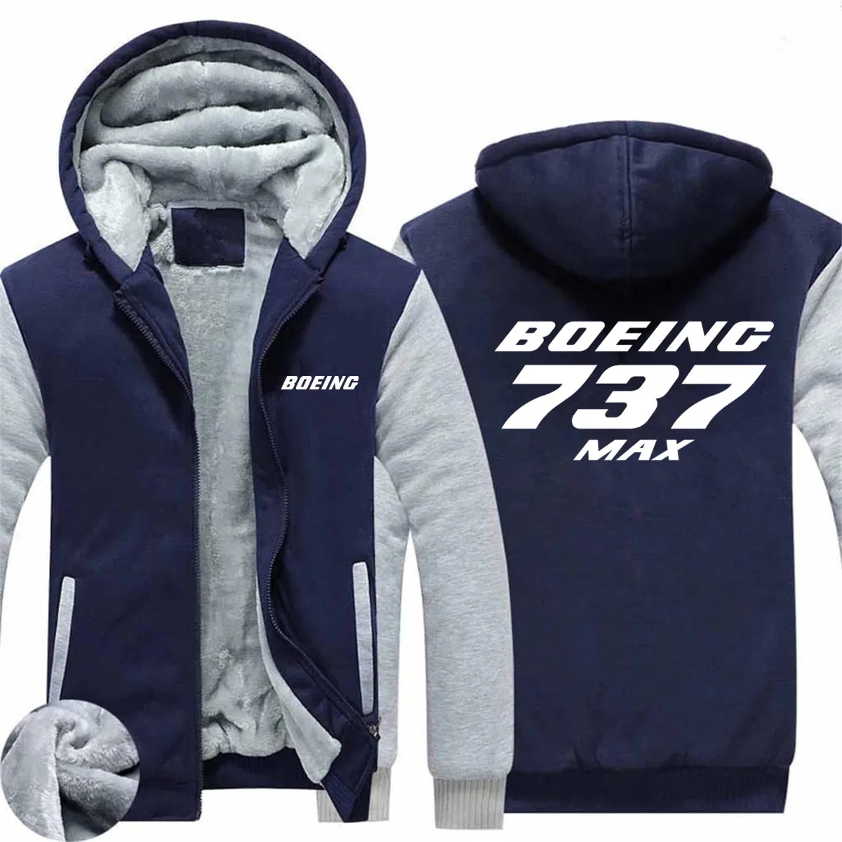 

Мужская флисовая куртка на молнии, с капюшоном, на осень/зиму