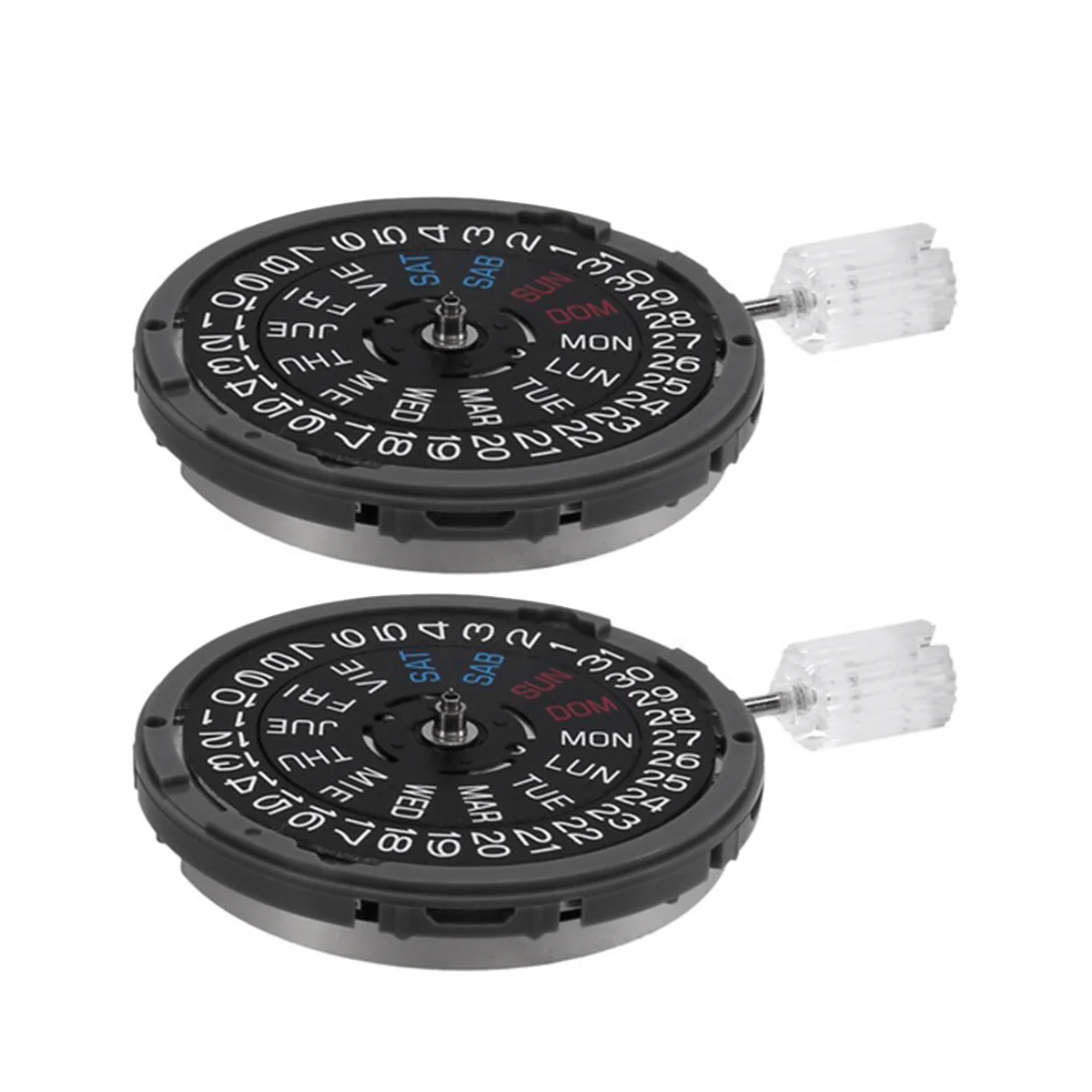 

2 шт. NH36 NH36A Автоматическая заводная головка на 3 механических часах с автоподзаводом