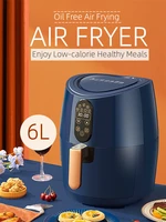 anyufa 6l air fryer hot air fryer family pack digital control electric deep fryer 360%c2%b0 baking electric oven kitchen appliance