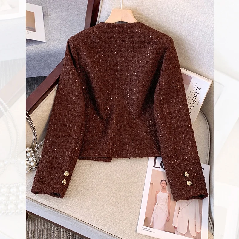 Красное пальто Ankela больших размеров женское на осень и зиму 2024 новый элитный