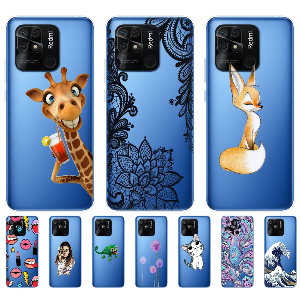 

Чехол для Redmi 10C, силиконовая задняя крышка для Xiaomi Redmi 10C, чехол для телефона global 6,71 дюйма, бампер Redmi10C, чехол из ТПУ, мягкий чехол