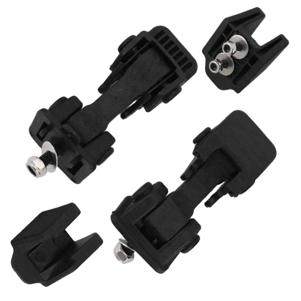 Фото 4 шт. для Jeep Wrangler TJ 1997-2006 гг., защелки и кронштейны капота 55176636AD 55395652AC №4