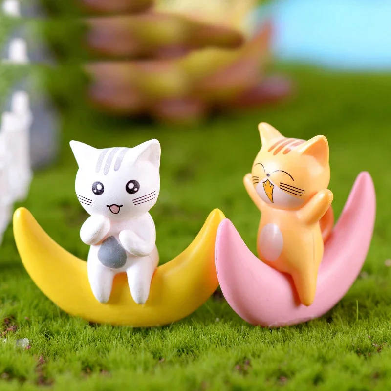 1 шт. мультяшный медведь кошка кролик луна модель гипноза маленькая статуэтка