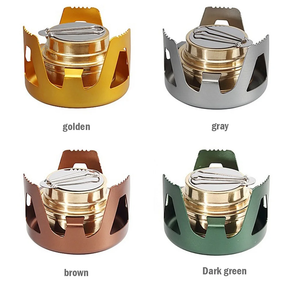 

High Quality Outdoor Picnic Stove New Mini Ultra-light Spirit Combustor Alcohol Stove Camping Furnace Camping Portable Folding