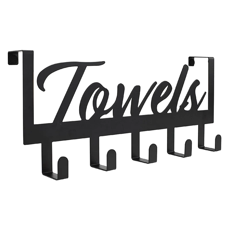 

Over The Door Towel Rack For Your Bathroom Convenient Towel Holder With Sturdy Hooks,The Perfect To Your Bathroom Decor