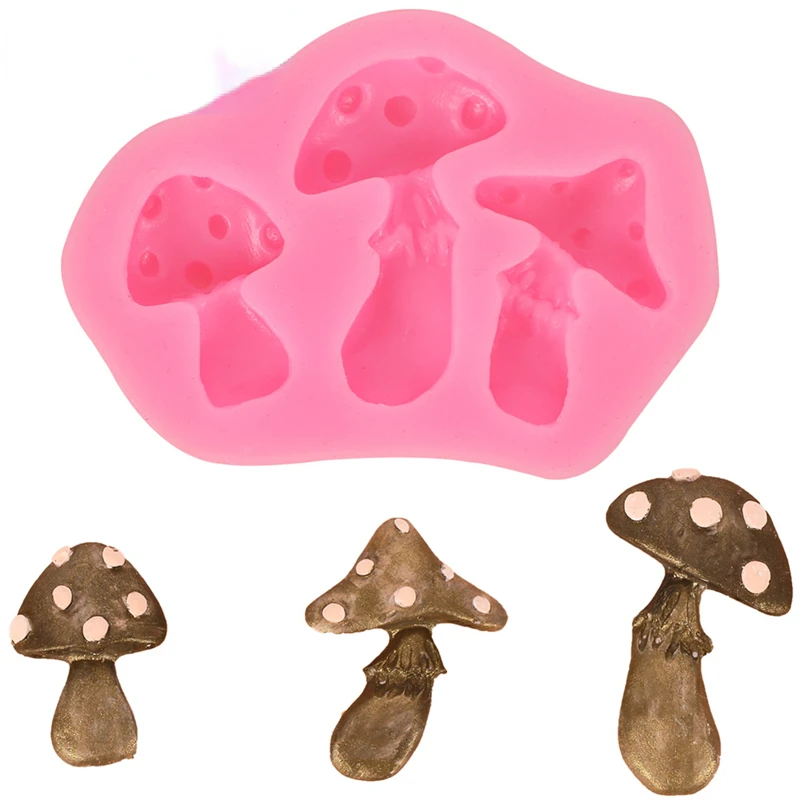 

Mushroom Silicone Mold Cake Molds Fondant Molds Sugar Craft Chocolate Moulds Tools Cake Decorating Baking Accessories