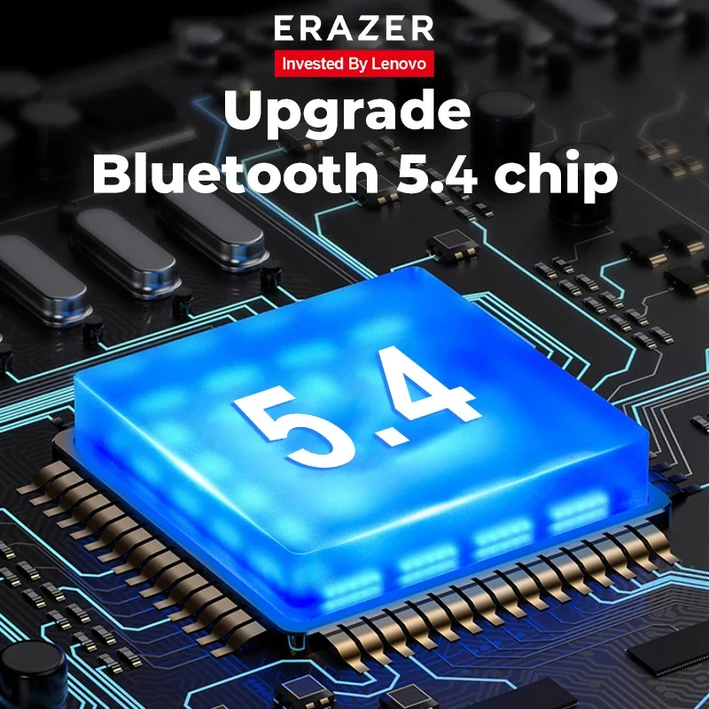 Модернизированная версия Erazer GM2PRO Беспроводные игровые наушники Bluetooth 5.4 с