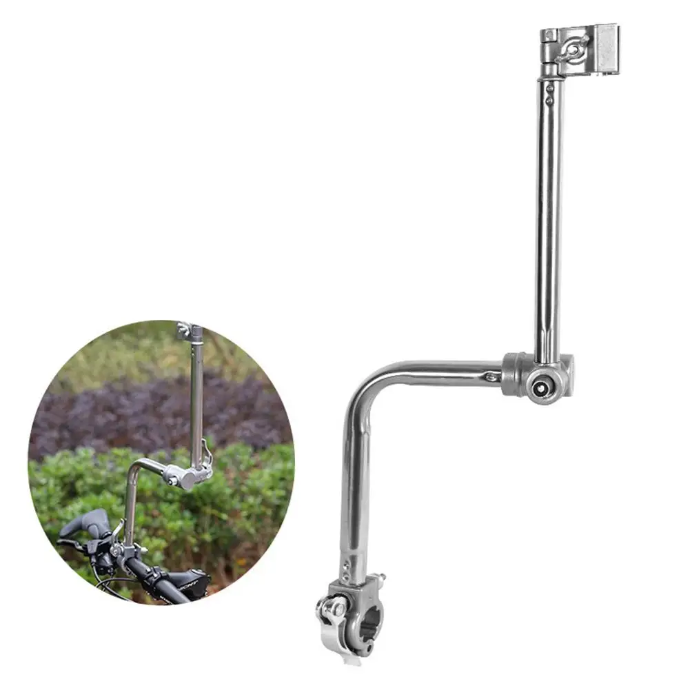 

Thickened Umbrella Holder 360 Degree Adjustable Stainless Steel Quick-release Mount Bracket For E-bike Motorcycle
