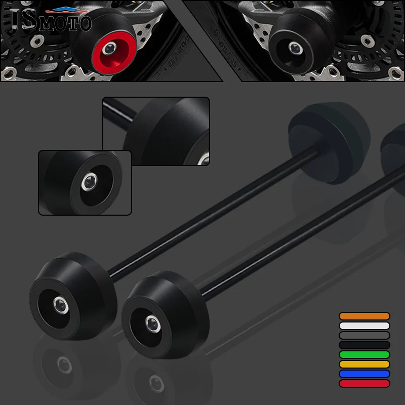 

For YAMAHA FZ1 FZ6 Fazer FZ-1N/S FZ-6N 2004-2015 Motorcycle Front Rear Wheel Axle Drop Shock Absorber Crash Axle Protector Pads