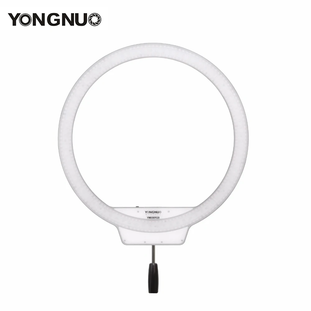 

YONGNUO YN608 RGB LED Video Light Photography Video Ring Light RGB Full Color with Remote Controller For Live Video Selfie