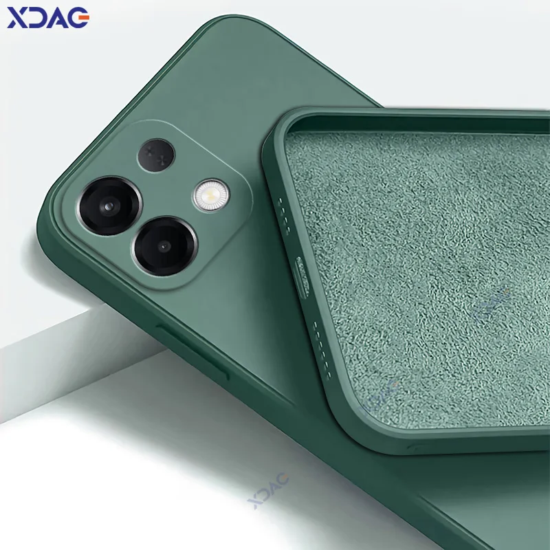 Фото Роскошные чехлы для мобильных телефонов Candy для OPPO K13 5G, глобальная защита камеры OPPOK13, мягкие чехлы, квадратные жидкие силиконовые бронированные чехлы №2
