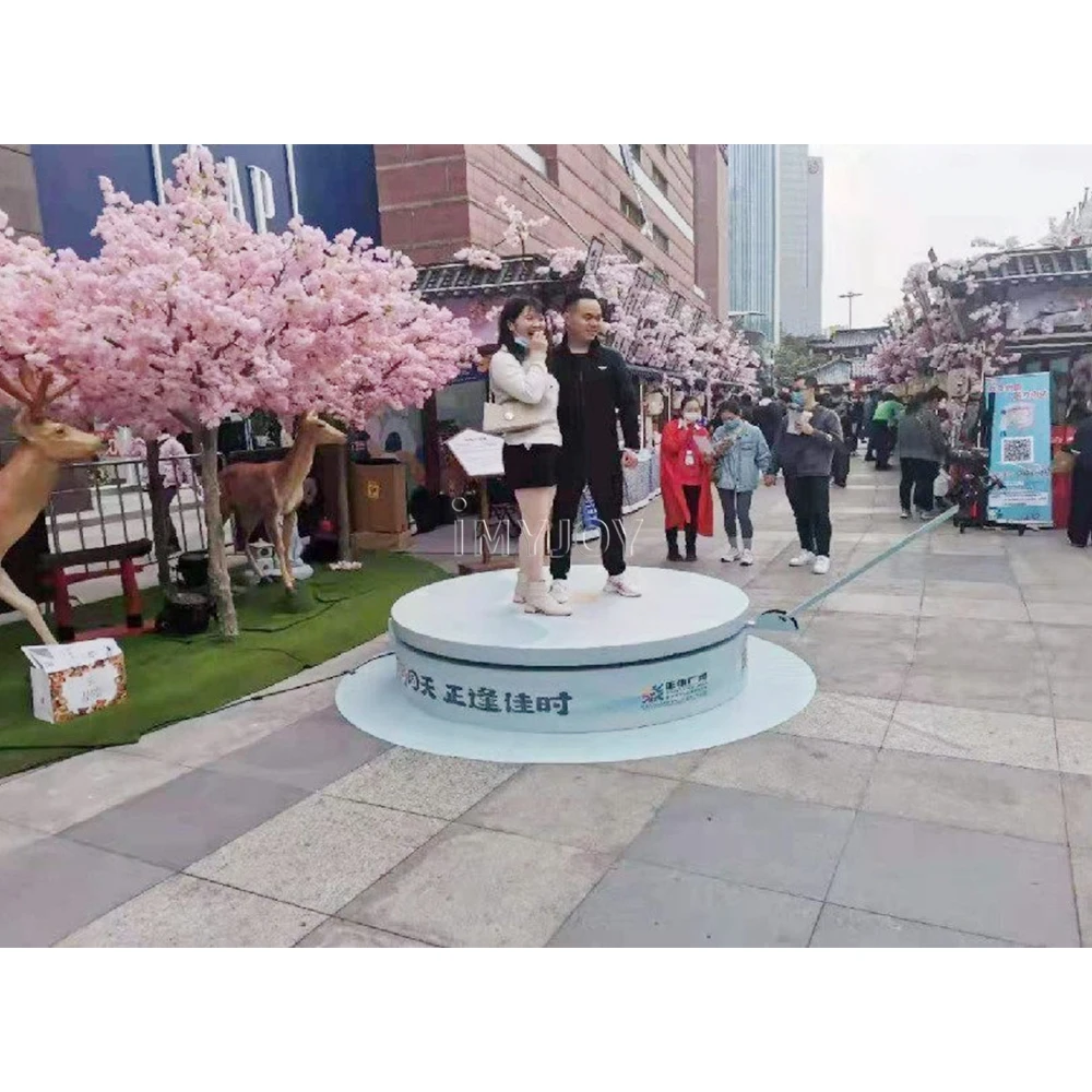 

Dropshipping Fast Shipping Time Automatic Photobooth 360 Selfie Photo Booth Rotating Machine For Events