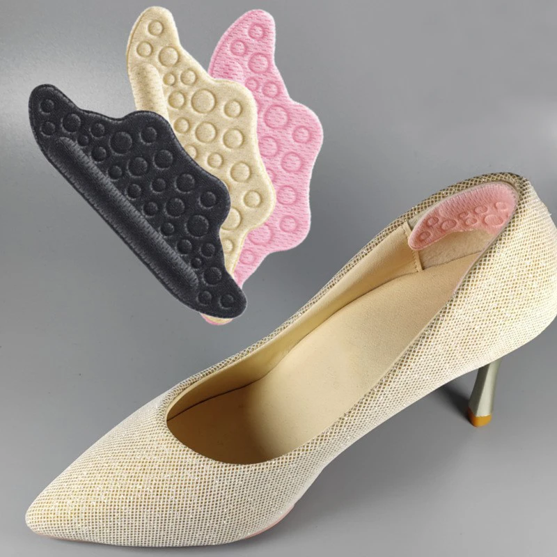 

Anti Wear Heel Sticker Foam Shoes Inserts Women Insole High Heels Padding Comfortable Soft Multi Directional Wrapping Insoles