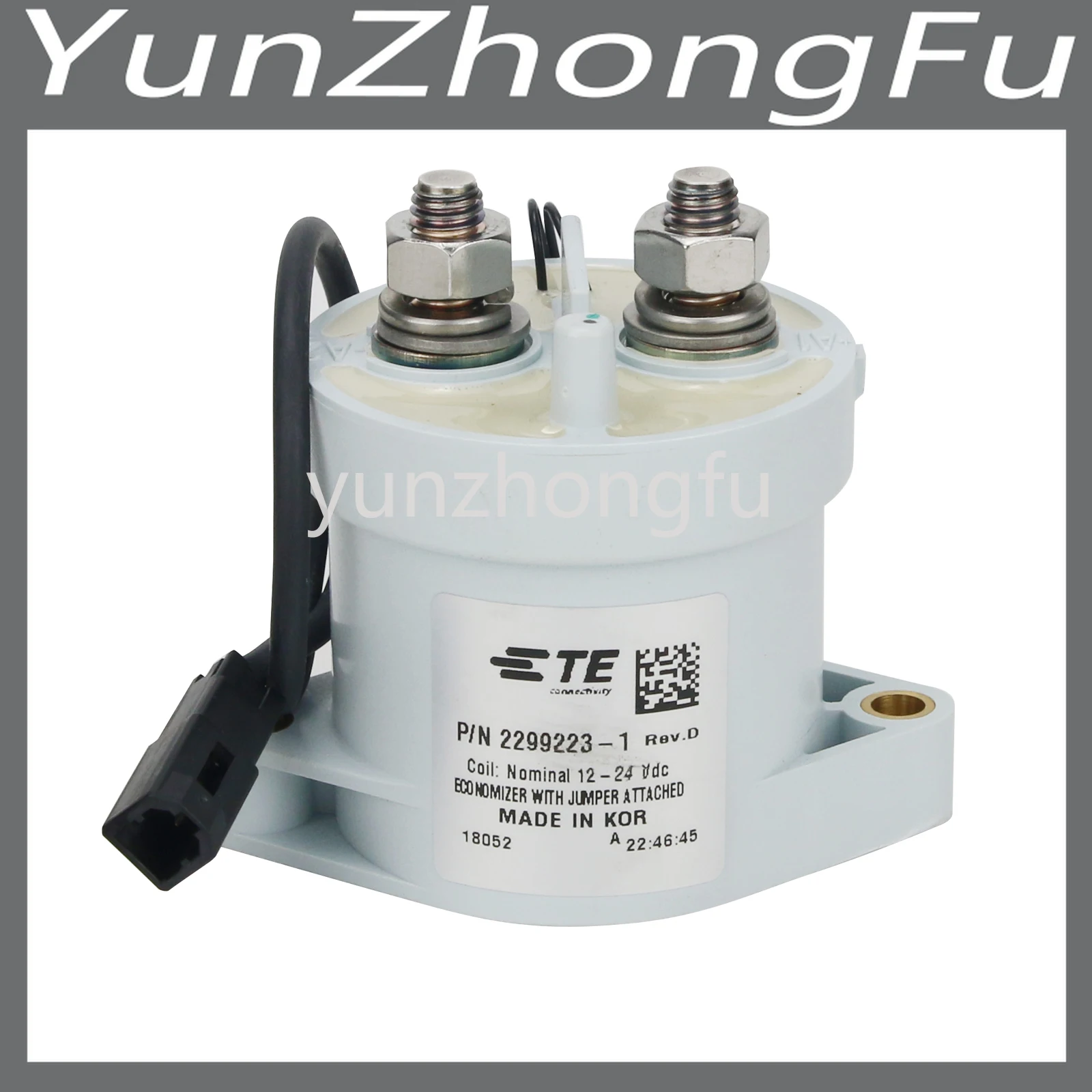 2299223-1 High Voltage DC Contactor Automotive Relay 900V 500A Coil 12-24V DC Contact Relay