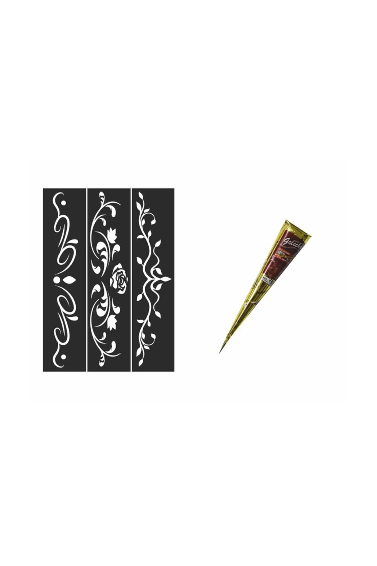 

Henna Mould (Temporary Tattoo Template) + Golecha Indian henna wedding bride mariage henna