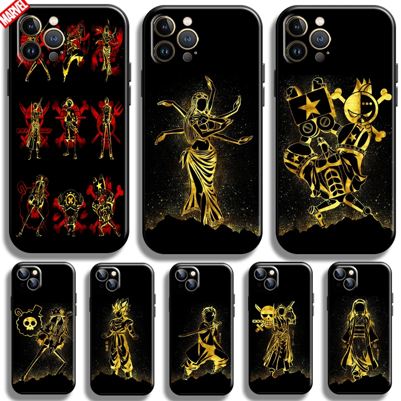 

Anime One Piece Dragon Ball For Apple iPhone 13 12 11 Pro Max 12 13 Mini X XR XS Max SE 6 6S 7 8 Plus Phone Case TPU
