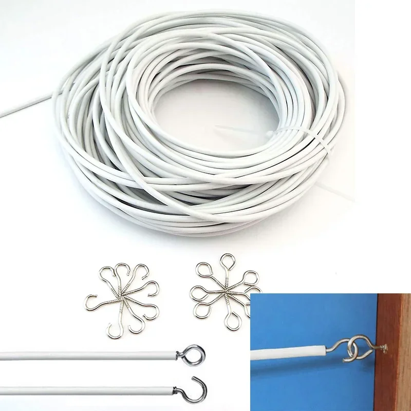 0 5 м-10 м сетка для штор из ПВХ с крючками и ушками веревка гостиной караванов лодок