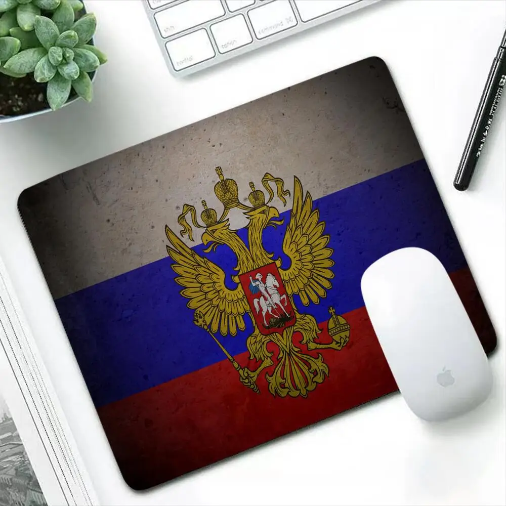 

Коврик для мыши с флагом России, маленький резиновый коврик для компьютера, ноутбука, CS GO Dywan, для геймеров