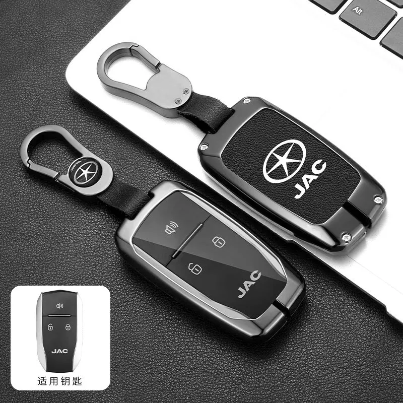 Чехол для автомобильного ключа из цинкового сплава JAC JIAYUE J7 A5 X4 X7 IC5 IEV7S S3 T8 Refine S4 S7 M6