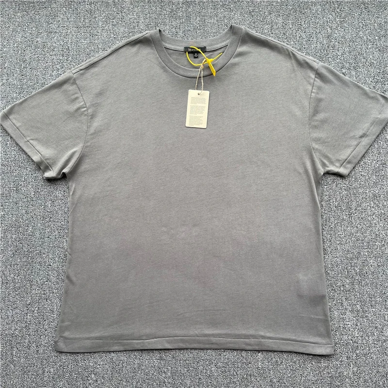 Футболка оверсайз для мужчин и женщин тенниска из тяжелой ткани в стиле хип-хоп