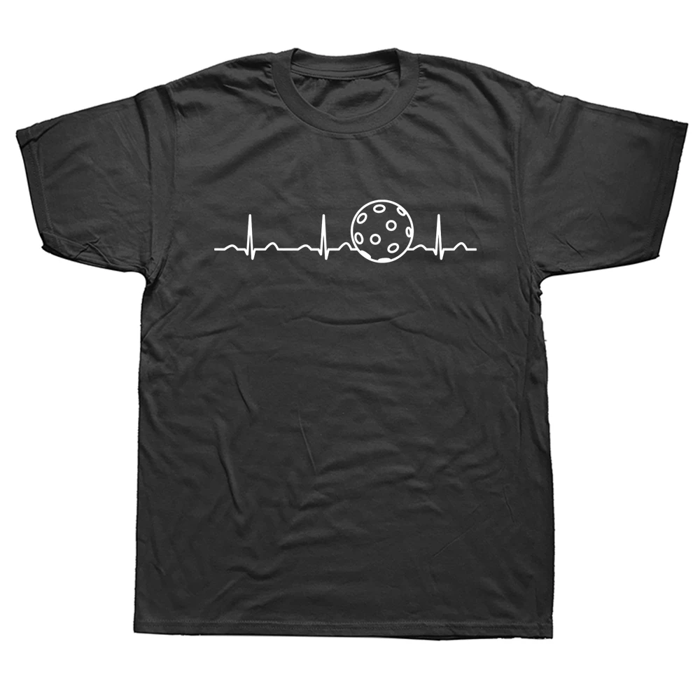 

Funny Pickleball Heartbeat T Shirts Graphic Cotton Streetwear Short Sleeve O-Neck Harajuku T-shirt Mens Clothing