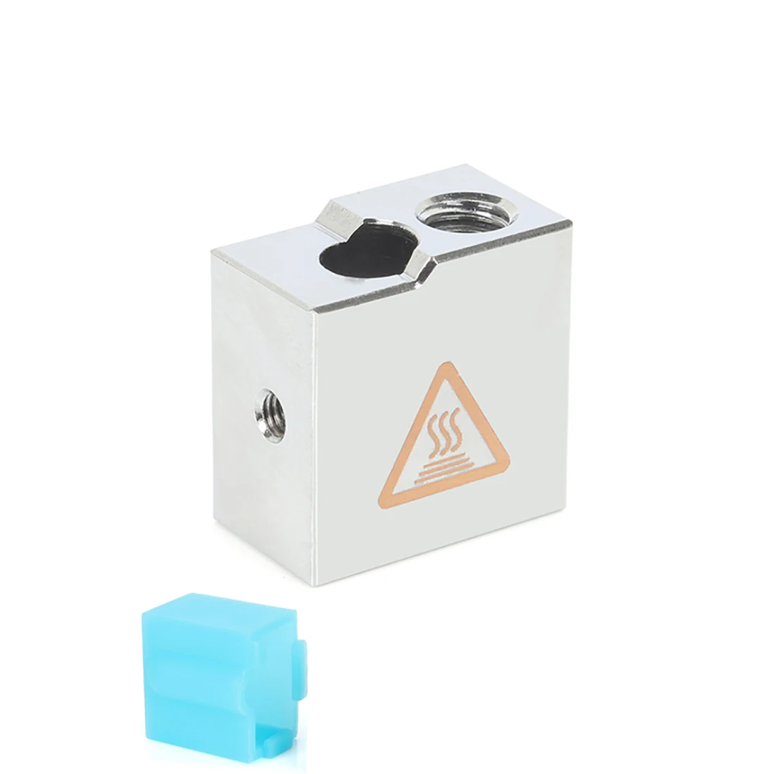 

3D Printer Parts E3D Crater Heating Aluminum Block Quick Nozzle Hot End Extrusion Head Accessories with Silicone Sleeve