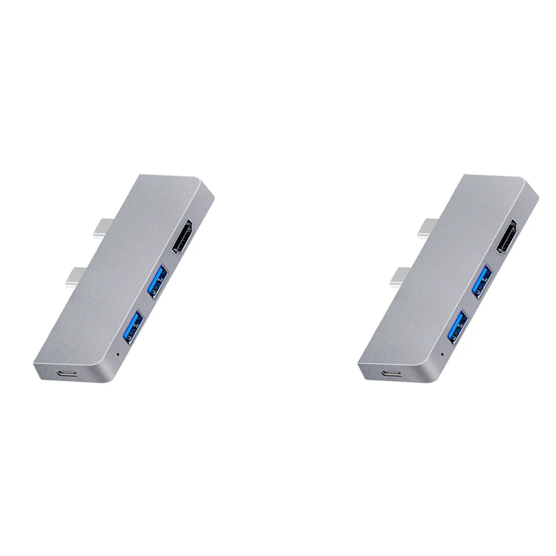 

2 шт., адаптер для чтения SD/TF-карт, 4K + 2 порта USB 3,0