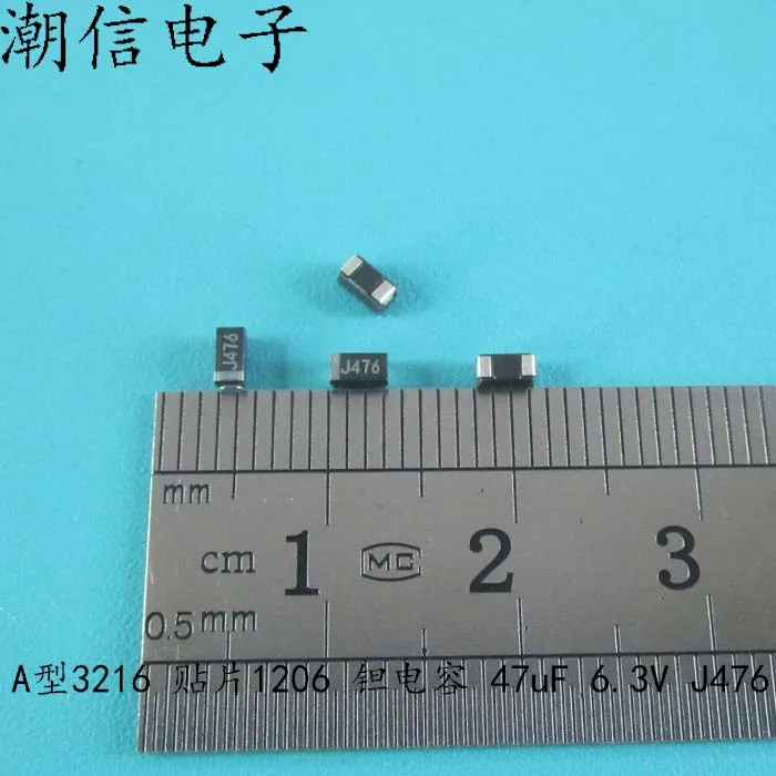 

10PCS/LOT NEW ORIGINAL Type A 3216 SMD 1206 Tantalum Capacitor 47uF 6.3V 476J