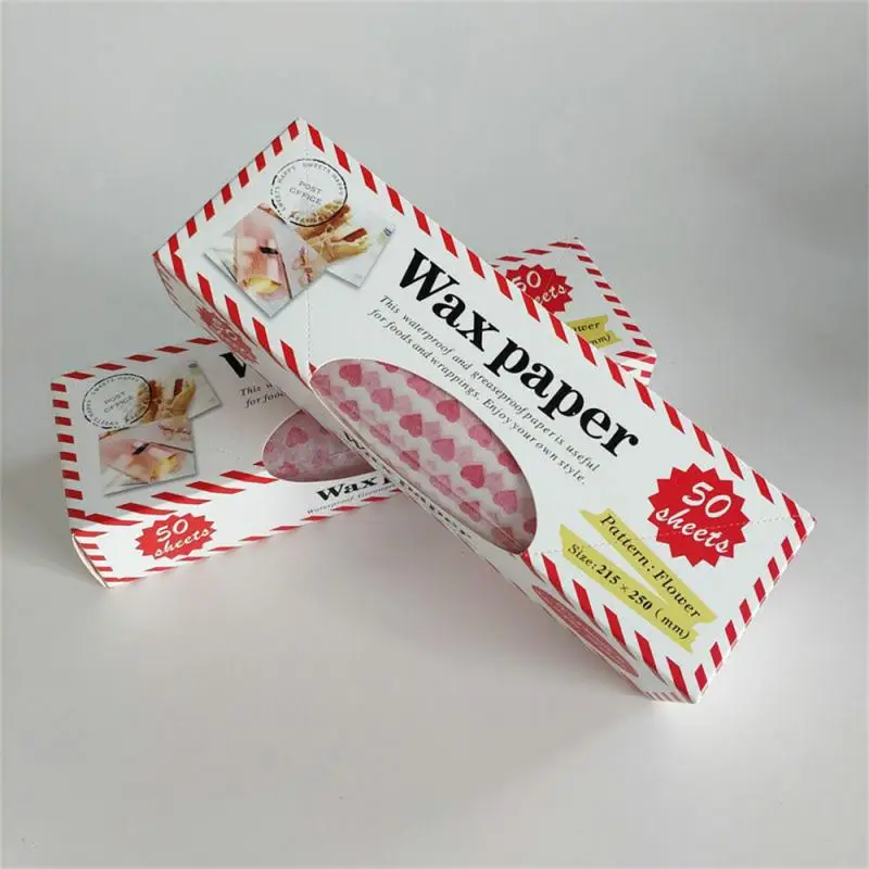 

Food Wax Paper Food Grade Grease Paper Cake Wrappers Wrapping Paper For Bread Candy Fries Oilpaper Kitchen Baking Tools
