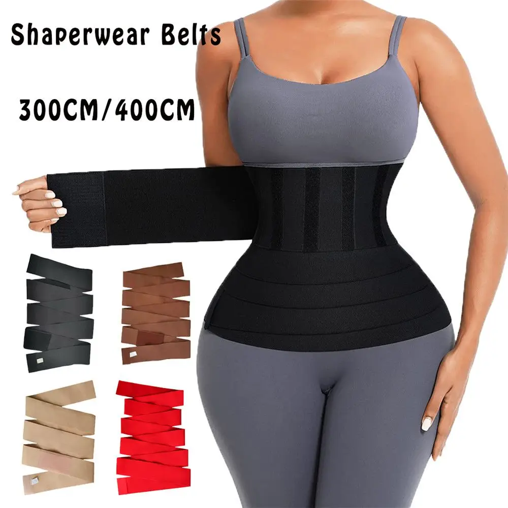 

Slimming Trimmer Corset Waist Trainer Body Shaper Tummy Belt Stretch Bands Shaperwear Belts Snatch Me Up Bandage Wrap