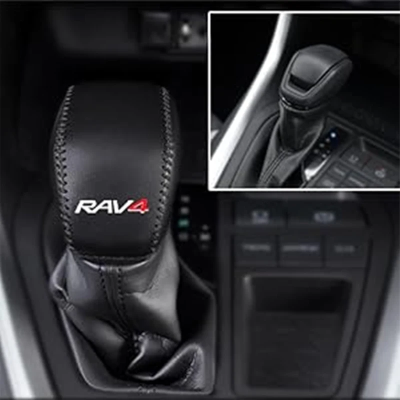 Кожаный Противоскользящий чехол для ручки переключения передач Toyota RAV4 20 30 XA30 2005