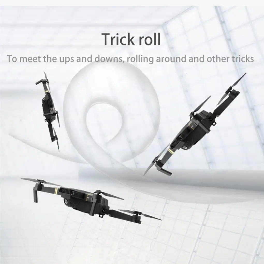 

WiFi Mini Drone Selfie with HD View Camera Aircraft Optical Flow Positioning Folding RC Quadcopter Toy
