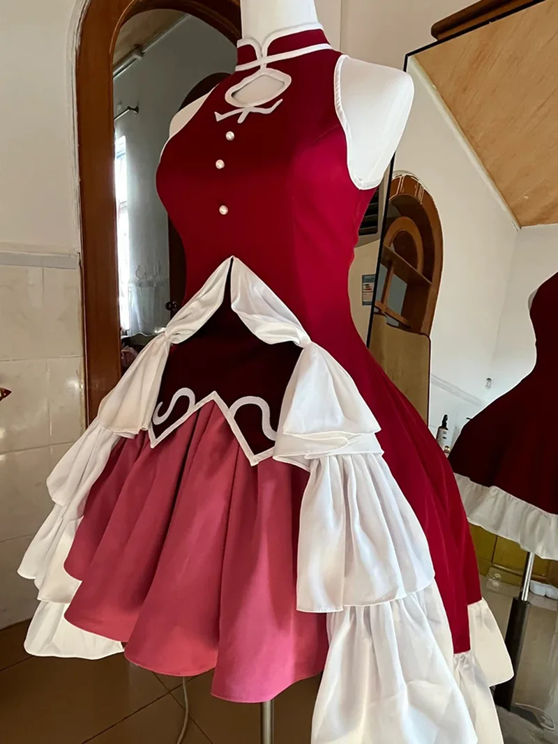Сакура Кёко костюмы для косплея аниме Puella Magi Madoka Magica платье униформа ролевых игр