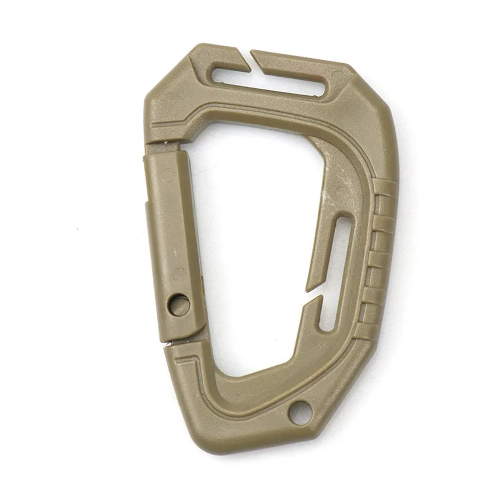

1/5 Pcs Outdoor Molle Webbing Quick-hanging Lightweight Portable D-shaped Backpack Plastic Hanging Buckle Camping Equipment