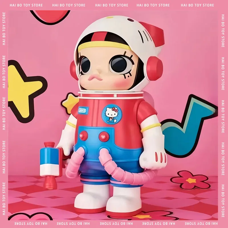 Подлинная версия Mega Space Sanrio Hello Kitty Melody Kuromi Molly 400% экшн-фигурка коллекция игрушек