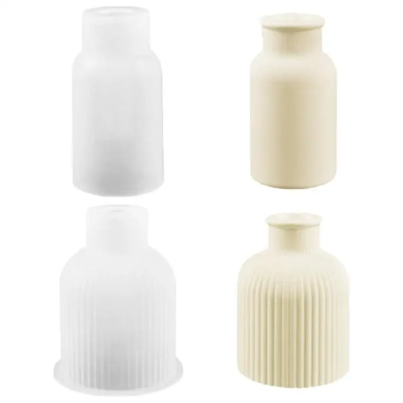 

3D Silicone Vase Mold Flower Pot Plaster Glue Mold For Epoxy Resin Home Display Gifts Table Decorative Tool Making Accessories