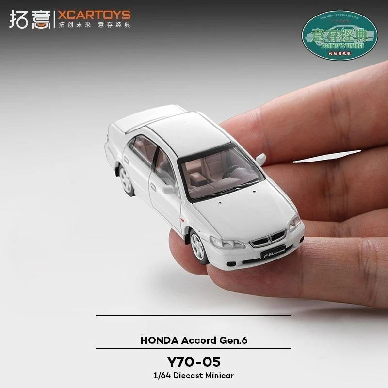 Фото XCARTOYS POPRACE 1/64 Модель автомобиля Honda Accord 4-го, 5-го, 6-го поколений, седан, имитация, литой под давлением сплав, миниатюрная коллекционная игрушка, подарок. №2