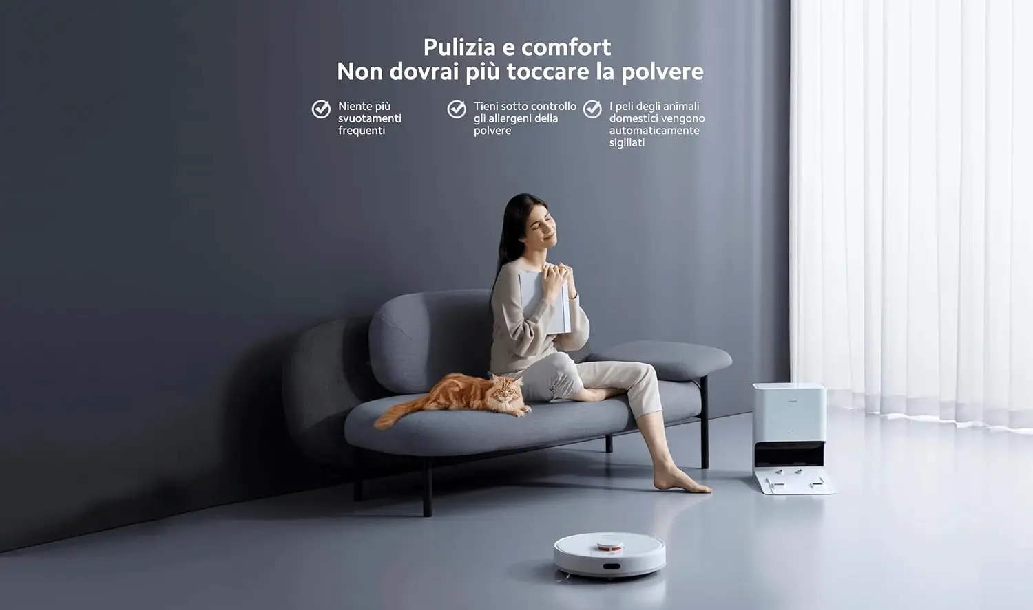 Робот-пылесос Xiaomi X10 сбор быстрой пыли с двумя автоматически очищающимися